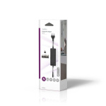 Nedis Universal AC Power Adapter | 60 W | 6 - 16 V DC | 1.10 m | 5.0 - 5.2 A | 8 plug(s) | Sort