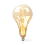 Nedis LED glødepære E27 | PS165 | 3.5 W | 120 lm | 1800 K | Dæmpbar | Med guld-rød finish | Retro stil | 1 stk