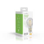 Nedis LED glødepære E27 | A60 | 7 W | 806 lm | 2700 | Dæmpbar | Varm Hvid | Retro stil | 1 stk