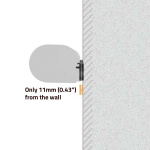 Nedis Soundbar Beslag | Kompatibel med: Sonos® Arc™ | Væg | 10 kg | Fast | ABS / Stål | Sort