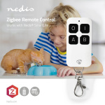 Nedis SmartLife Fjernbetjening | Zigbee 3.0 | Antal knapper: 4 | Android™ / IOS | Hvid