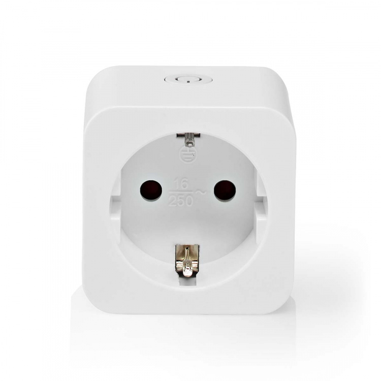 Nedis SmartLife Smart Plug | IP21 | Effektmåler | 3680 W | Type F (CEE 7/3) | 0 - 55 °C | Android™ / IOS | Hvid | 1 stk Nedis SmartLife Smart Plug | IP21 | Effektmåler | 3680 W | Type F (CEE 7/3) | 0 - 55 °C | Android™ / IOS | Hvid | 1 stk