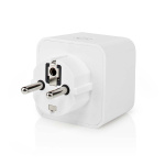 Nedis SmartLife Smart Plug | IP21 | Effektmåler | 3680 W | Type F (CEE 7/3) | 0 - 55 °C | Android™ / IOS | Hvid | 1 stk Nedis SmartLife Smart Plug | IP21 | Effektmåler | 3680 W | Type F (CEE 7/3) | 0 - 55 °C | Android™ / IOS | Hvid | 1 stk