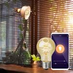 Nedis SmartLife LED Glødepære | E27 | 360 lm | 4.90 W | Varm til kølig hvid | 1800 - 6500 K | Glas | Android™ / IOS | Pære | 1 stk