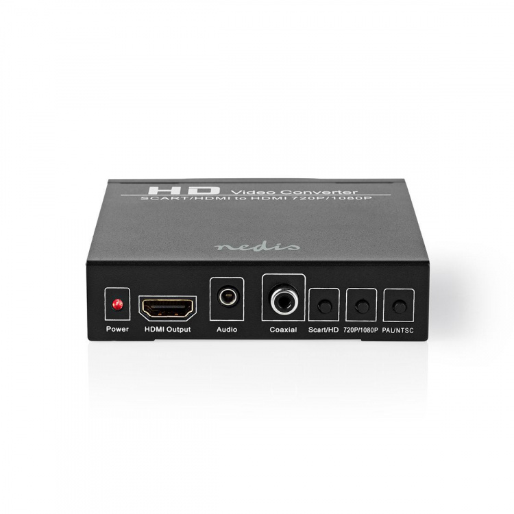 Nedis HDMI ™ Converter | SCART Female | 1x 3.5 mm sound out / 1x Digital Audio / 1x HDMI™ Output | 1-vejs | 1080p | 1.65 Gbps | Aluminium | Antracit