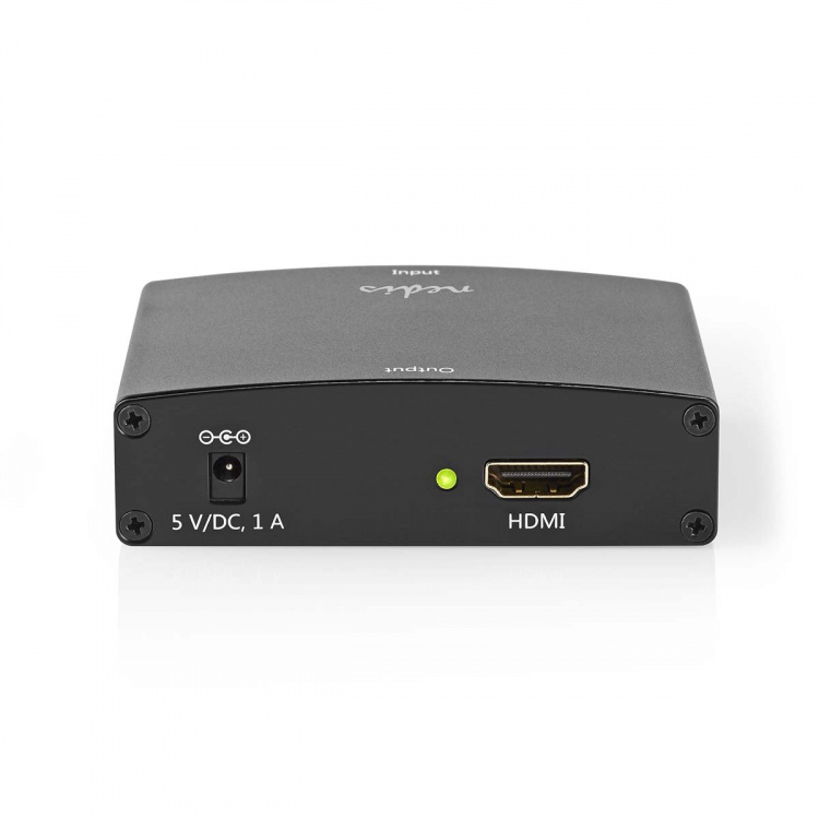 Nedis HDMI ™ Converter | VGA Female / 2x RCA Male | 1x HDMI™ Output | 1-vejs | 1080p | 1.65 Gbps | Aluminium | Antracit