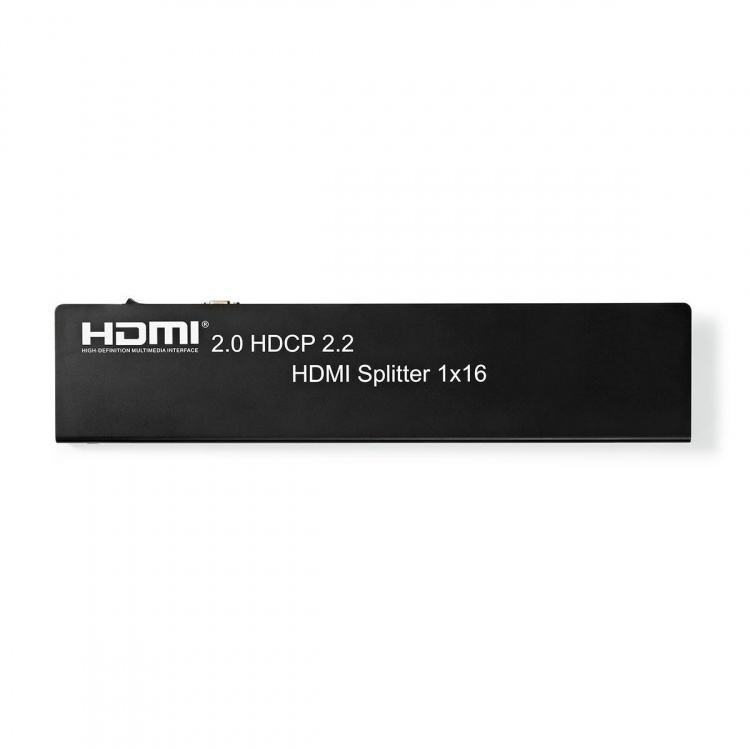 Nedis HDMI ™ Splitter | 16 port(s) | USB-A Female / 16x HDMI™ Output | 4K@60Hz | 18 Gbps | Metal | Antracit