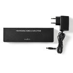 Nedis HDMI ™ Splitter | 8-Port port(s) | 8x HDMI™ Output | 4K@60Hz | 18 Gbps | Metal | Antracit