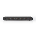 Nedis HDMI ™ switch | 5-Port port(s) | 5x HDMI™ Input | 1x HDMI™ Output | 4K@60Hz | 18 Gbps | Fjernstyret | Metal | Antracit