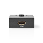 Nedis HDMI ™ switch | 3-Port port(s) | 1x HDMI™ Input / 2x HDMI™ Input | 1x HDMI™ Output / 2x HDMI™ Output | 4K@60Hz | 6 Gbps | Metal | Antracit
