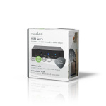 Nedis HDMI ™ switch | 3-Port port(s) | 1x USB-C™ / 2x HDMI™ Input | 1x HDMI™ Output | 4K@60Hz | 18.0 Gbps | Metal | Antracit