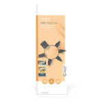 Nedis HDMI™ Adapter | DisplayPort Han / DVI-D 24 + 1-pin han / HDMI™ Micro-stik / HDMI™ Mini-stik / Mini DisplayPort han / USB-C™ Han | HDMI ™ -udgang | Guldplateret | Lige | PVC | Sort | 1 stk. | Box