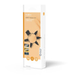 Nedis HDMI™ Adapter | DisplayPort Han / DVI-D 24 + 1-pin han / HDMI™ Micro-stik / HDMI™ Mini-stik / Mini DisplayPort han / USB-C™ Han | HDMI ™ -udgang | Guldplateret | Lige | PVC | Sort | 1 stk. | Box