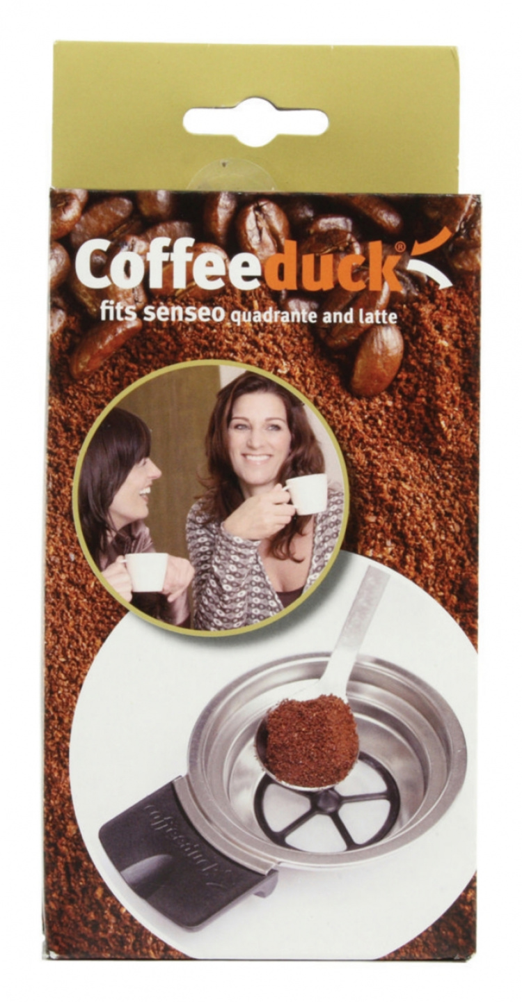 Ecopad Coffeeduck Senseo Machines Sølv/Sort