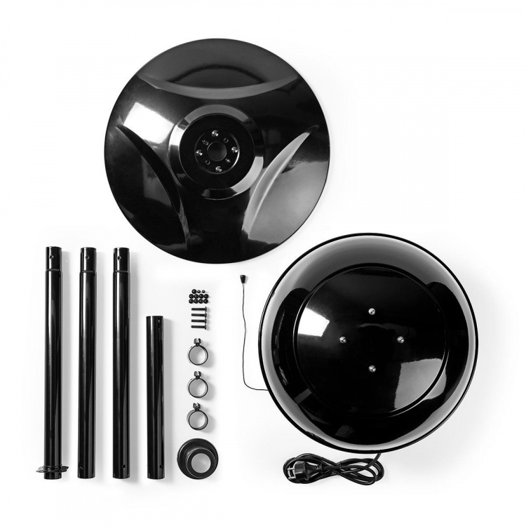 Nedis Terrassevarmer | 1500 W | 1 Heat Indstilling | Fald over beskyttelse | IP34 | Sort