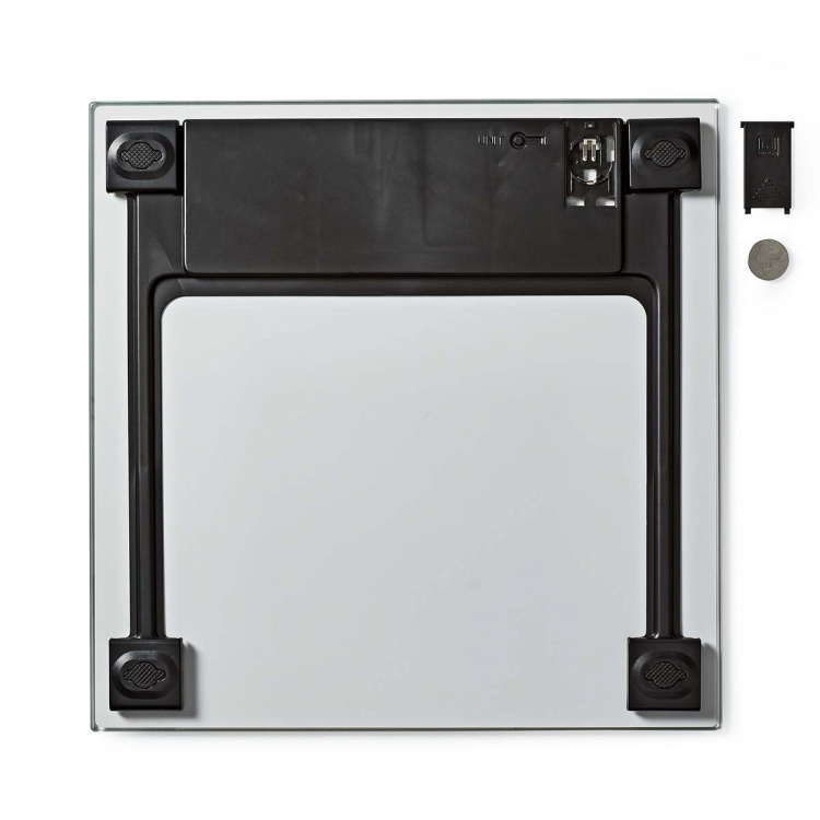 Nedis Personvægt | Digital | Hvid | Hærdet Glas | Maksimal vejekapacitet: 150 kg