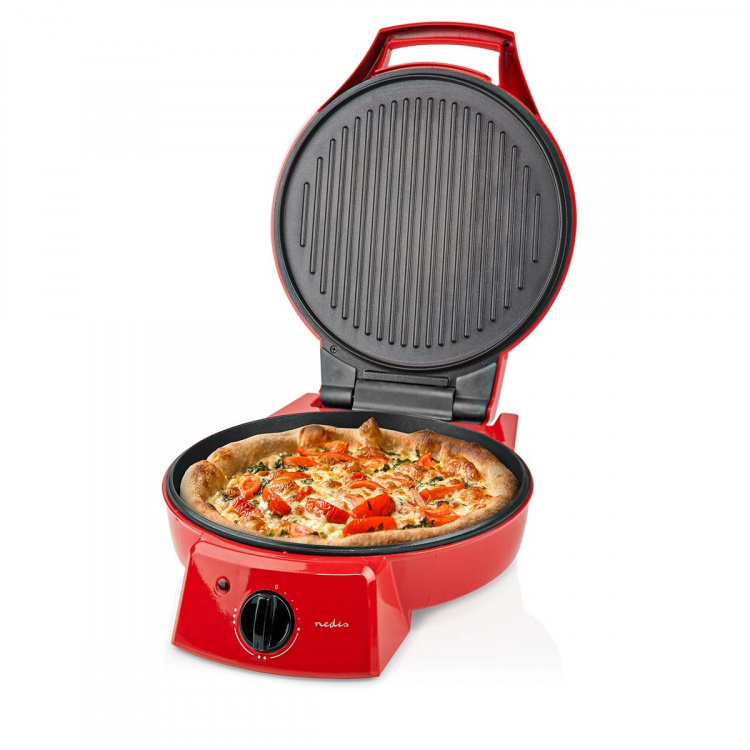 Nedis Pizzabager og Grill | 30 cm | Justerbar temperaturkontrol | 1800 W