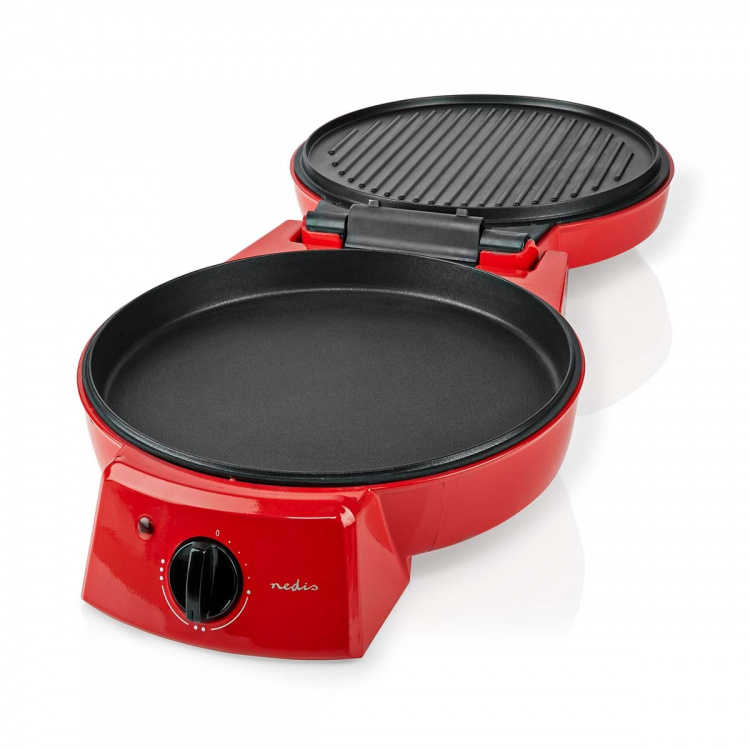Nedis Pizzabager og Grill | 30 cm | Justerbar temperaturkontrol | 1800 W