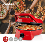 Nedis Pizzabager og Grill | 30 cm | Justerbar temperaturkontrol | 1800 W