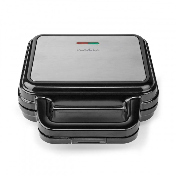 Nedis Multi Grill | Grill / Sandwich / Waffle | 700 W | 22 x 12.5 cm | Automatisk temperaturregulering | Plastik / Rustfri Stål
