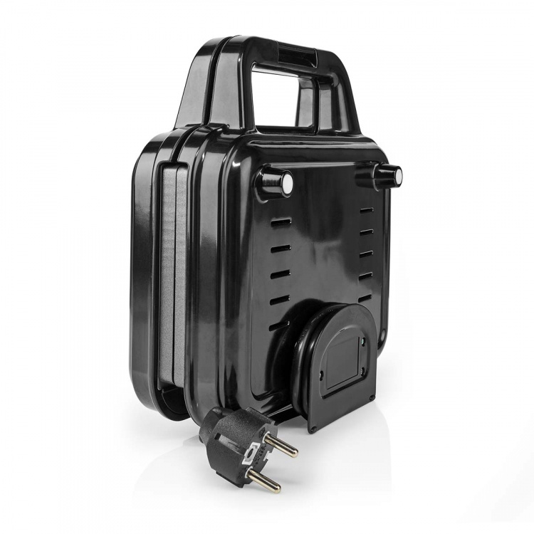 Nedis Multi Grill | Grill / Sandwich / Waffle | 700 W | 22 x 12.5 cm | Automatisk temperaturregulering | Plastik / Rustfri Stål