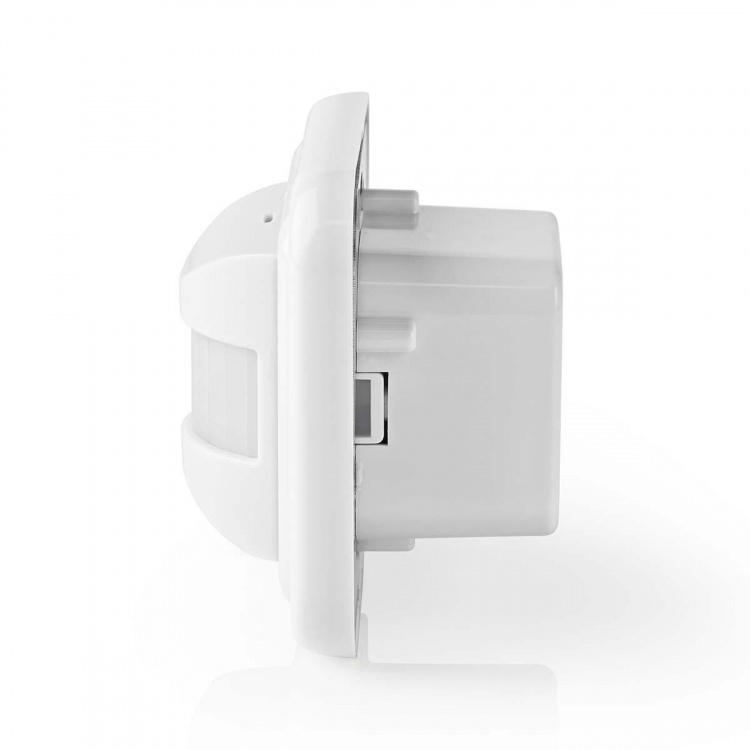 Nedis bevægelsesdetektor | Indendørs | 2-leder / 3-Wire | Type F (CEE 7/7) | 160 ° | 5 - 200 W | 200 W | 500 W | 3 - 2000 Lux | Sensor-teknologi: PIR | Sensor rækkevidde: 0.0 - 9.0 m