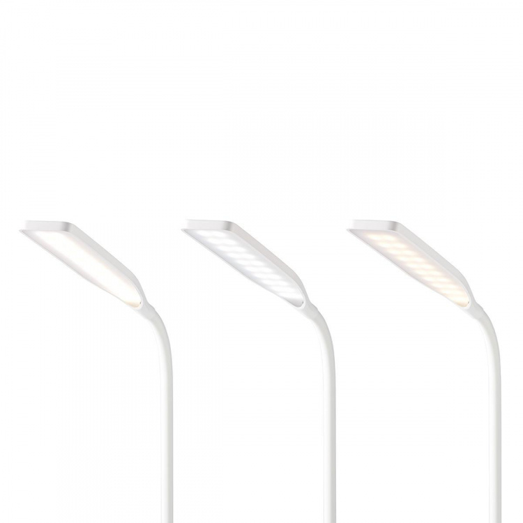 Nedis LED-lampe med trådløs oplader | Dimmer - Til produkt | LED / Qi | 10 W | Med dæmpning | Cool Hvid / Naturlig Hvid / Varm Hvid | 2700 - 6500 K