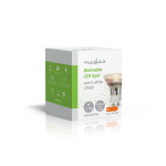 Nedis LED Pære GU10 | Spot | 4.5 W | 345 lm | 2700 K | Dæmpbar | Varm Hvid | Retro stil | 1 stk