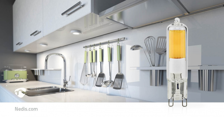 Nedis LED pære G9 | 2 W | 200 lm | 2700 K | Varm Hvid | Antal lamper i emballagen: 1 stk