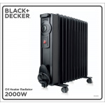 BLACK+DECKER Olieradiator 2000W Sort