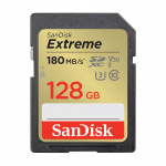 SanDisk SDXC Extreme 128GB 180MB/s UHS-I C10 V30 U3 SanDisk SDXC Extreme 128GB 180MB/s UHS-I C10 V30 U3