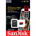 SanDisk MicroSDXC Extreme Pro 512GB 200MB/s A2 C10 V30 UHS-I SanDisk MicroSDXC Extreme Pro 512GB 200MB/s A2 C10 V30 UHS-I