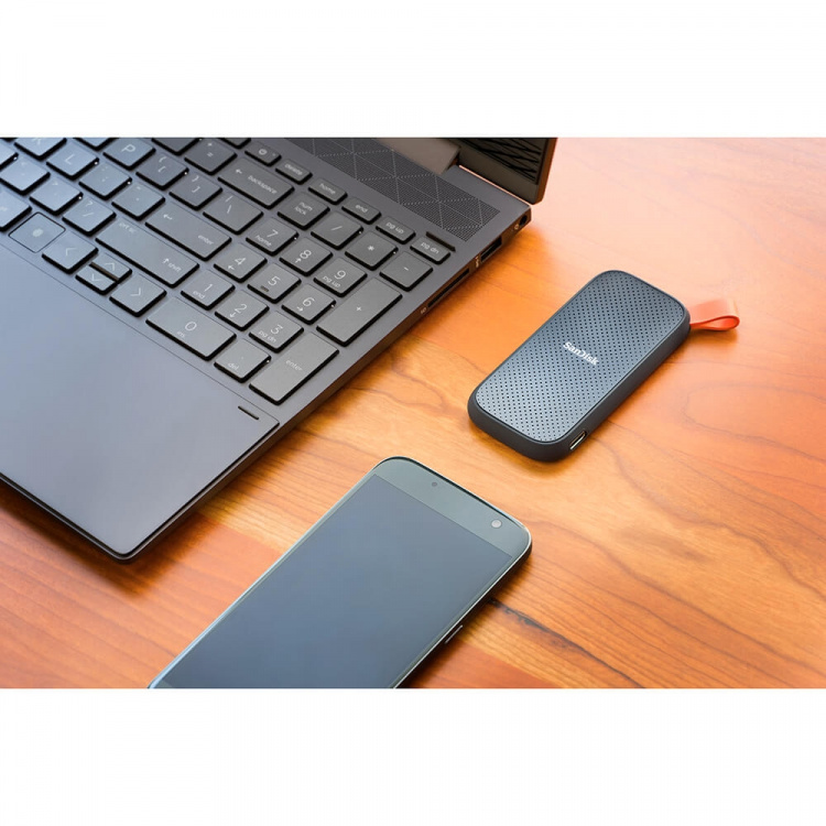 SanDisk Bærbar SSD 2TB 520MB/s Læs USB 3.2 Gen 2