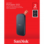 SanDisk Bærbar SSD 2TB 520MB/s Læs USB 3.2 Gen 2