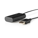 Nedis Bluetooth® Transmitter | Tilslutninger indgang: 1x AUX / 1x USB | SBC | Op til 1 enhed | Sort