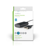 Nedis Bluetooth® Transmitter | Tilslutninger indgang: 1x AUX / 1x USB | SBC | Op til 1 enhed | Sort