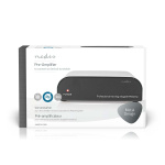 Nedis Forforstærker | Indgang til lyd- / video- / dataforbindelser: 1x RCA | Audio / video / dataforbindelser output: 1x RCA | 2 Kanaler | Phono / Pladespiller | Automatisk | Sort
