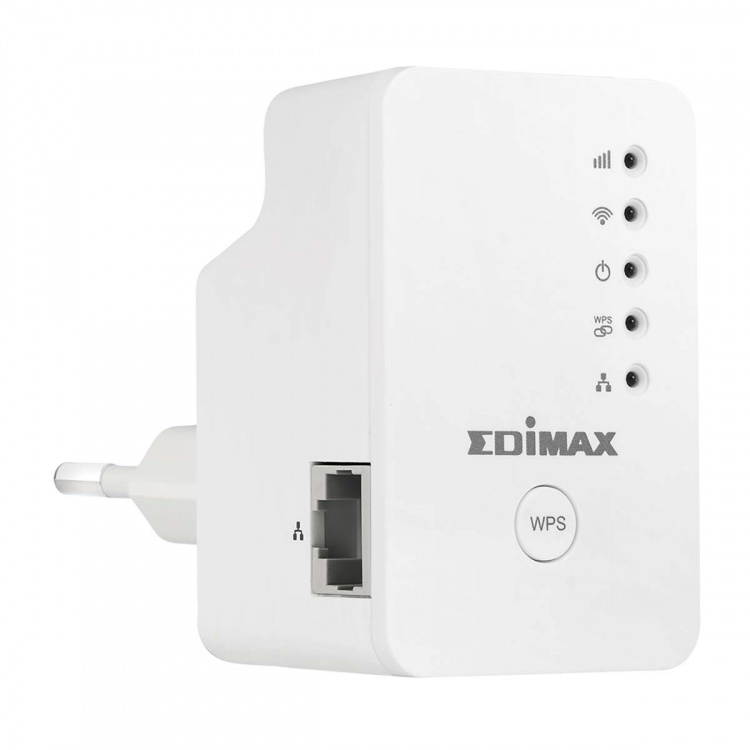 Edimax N300 Mini Wi-Fi Extender/Adgangspunkt/Wi-Fi Bridge Hvid Edimax N300 Mini Wi-Fi Extender/Adgangspunkt/Wi-Fi Bridge Hvid