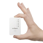 Edimax N300 Mini Wi-Fi Extender/Adgangspunkt/Wi-Fi Bridge Hvid Edimax N300 Mini Wi-Fi Extender/Adgangspunkt/Wi-Fi Bridge Hvid