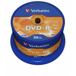 DVD-R AZO 16x 4.7GB 50 Pack Spindel Mat Sølv