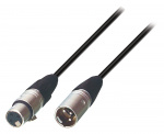 Tasker Højttalerkabel XLR 3-Pin Han - XLR 3-Pin Hun 3.00 m Sort