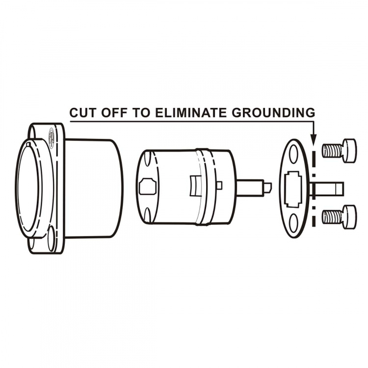 Neutrik HDMI-gennemføringsadapter, sort D-formet hus