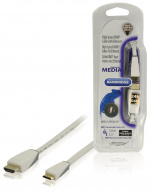 Bandridge High Speed Hdmi Kabel Med Ethernet HDMI-Stik - HDMI Mini Male 1.00 m Hvid