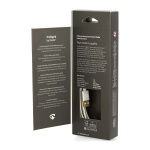 Nedis Lightning Kabel | USB 2.0 | Apple Lightning 8-pin | USB-A Han | 480 Mbps | Guldplateret | 2.00 m | Runde | Flettet / Nylon | Aluminium | Cover Window Box