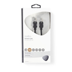 Nedis CAT5e netværkskabel | U/UTP | RJ45 Han | RJ45 Han | 10.0 m | Runde | LSZH | Antracit | Window Box