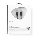 Nedis CAT5e netværkskabel | U/UTP | RJ45 Han | RJ45 Han | 15.0 m | Runde | LSZH | Antracit | Window Box