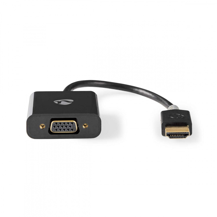 Nedis HDMI™ Adapter | HDMI™ Stik | USB Micro-B Hun / VGA Hun / 3.5 mm Hunstik | Guldplateret | Lige | PVC | Antracit | 1 stk. | Box Nedis HDMI™ Adapter | HDMI™ Stik | USB Micro-B Hun / VGA Hun / 3.5 mm Hunstik | Guldplateret | Lige | PVC | Antracit | 1 stk. | Box
