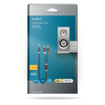 Nedis Stereo Audio kabel | 3.5 mm Hanstik | 2x RCA Hanstik | Guldplateret | 10.0 m | Runde | Antracit | Box