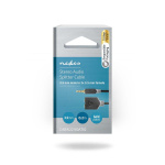 Nedis Stereo Audio kabel | 3.5 mm Hanstik | 2 x 3.5 mm Hunstik | Guldplateret | 0.20 m | Runde | Antracit | Box