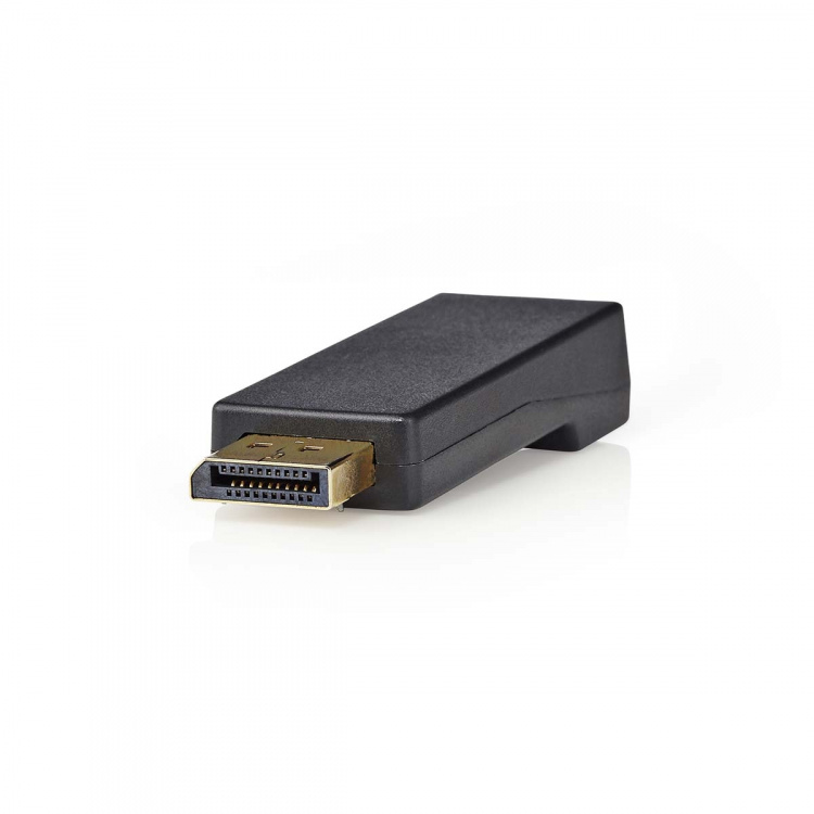 Nedis DisplayPort adapter | DisplayPort Han | HDMI ™ -udgang | 4K@30Hz | Guldplateret | Lige | Runde | ABS | ABS | Antracit | Box
